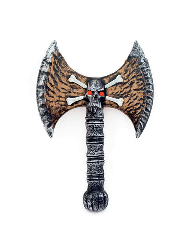 Hache crâne viking - crâne, 33cm