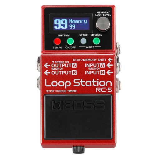 Boss red loop station - red,