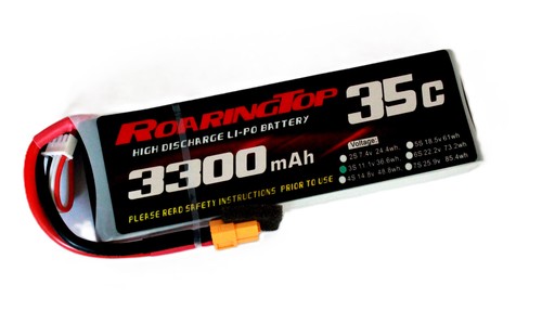 Roaringtop lipo battery pack - battery,