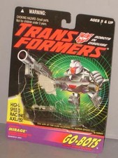 G2 TRANSFORMER GO-BOTS AUTOBOT MIRAGE BOX & BUBBLE INSERT LOT # 1