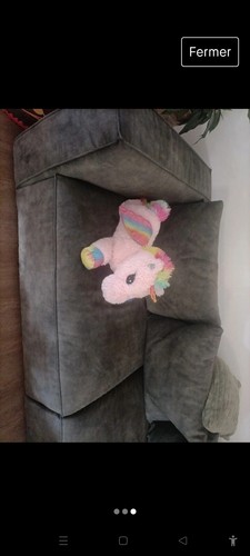 Peluche géante licorne grand