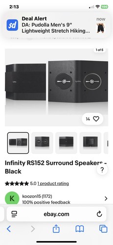 Infinity rs152 reference - infinity,