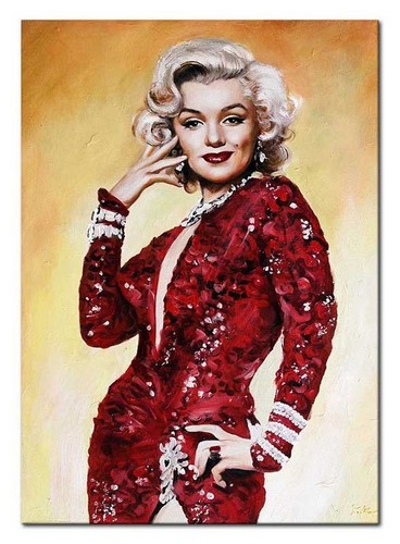 Marylin monroe 70x50cm - marylin, monroe-70x50cm-huile