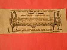 Pub 1850 - Iron Bed by Charles Leonard