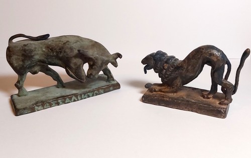 Greek coinage inspired bronze - greek,