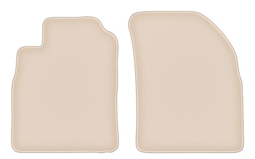 Tapis avant velours beige pour