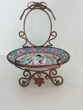 Bayeux ? - Baguier , Vide-Poche , monture laiton .