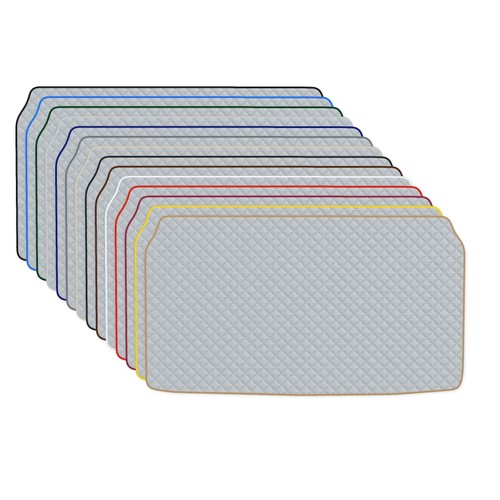 Gris cuir artificiel tapis - cuir,