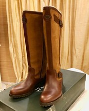 Le Chameaux 1927 Jameson Lady  Riding Boots Brown Leather and Goretex 37/6 1/2