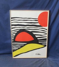 Alexander Calder Lithograph 45/200 Signed Framed  Collectible Abstract Art