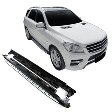 Marche-Pieds Latéraux Aluminium Pour Mercedes ML W166 2011-2019/GLE 2015-2019
