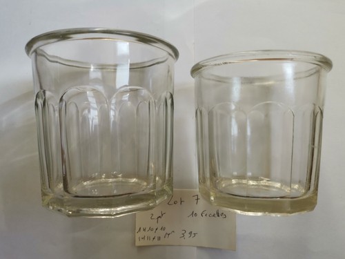 Lot pots confiture anciens - pots,