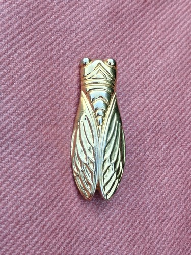 Broche cigale vintage en - cigale,