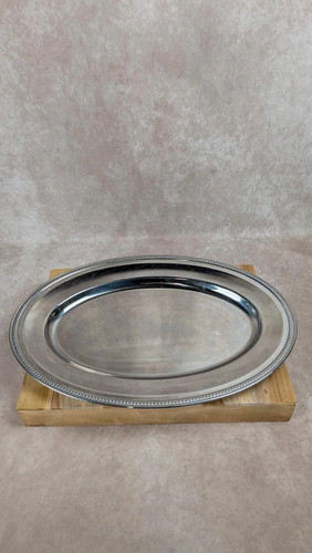 Grand plat ovale inox - grand, en