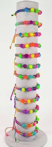 Bracelet fluo réglable - bracelet,