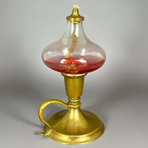 Lampes huile vintage laiton - huile,