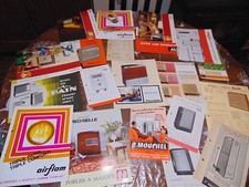 LOT brochures CATALOGUE gas radiator Airflam and others .. 60s 70s