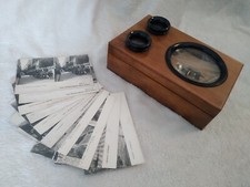 Antique stereoscope graphoscope viewer