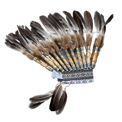 Chapeau indien plumes pour - indien,