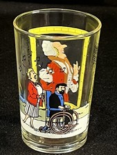 Tintin verre Amora 94 Les Bijoux de la Castafiore Vintage