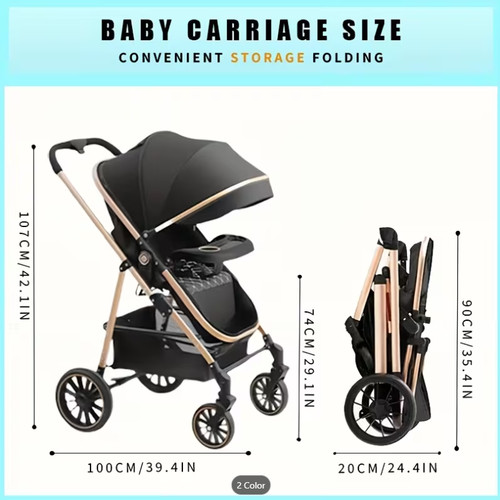 Luxury baby stroller - in,