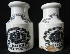 Grey Poupon * 2 Anciens Pots