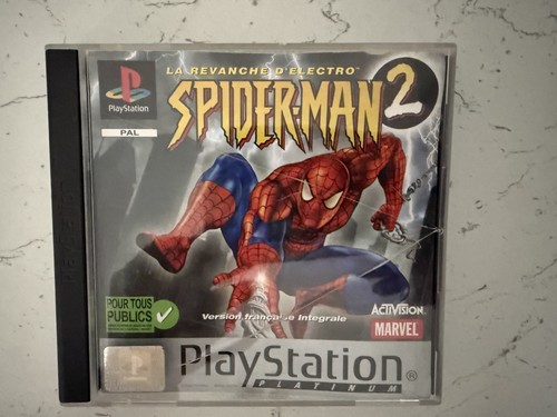 Jeu ps1 platinium spiderman - ps1,