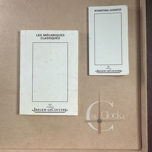 Manuel jaeger lecoultre les - jaeger-lecoultre,