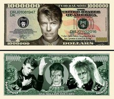 DAVID BOWIE - BILLET 1 MILLION