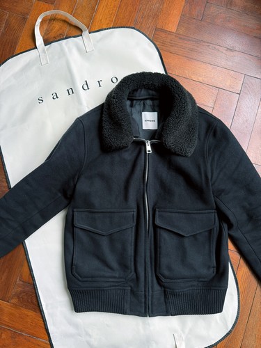 Sandro veste aviator jacket - aviator,
