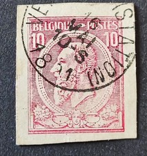TIMBRE BELGIQUE BELGIE 1884