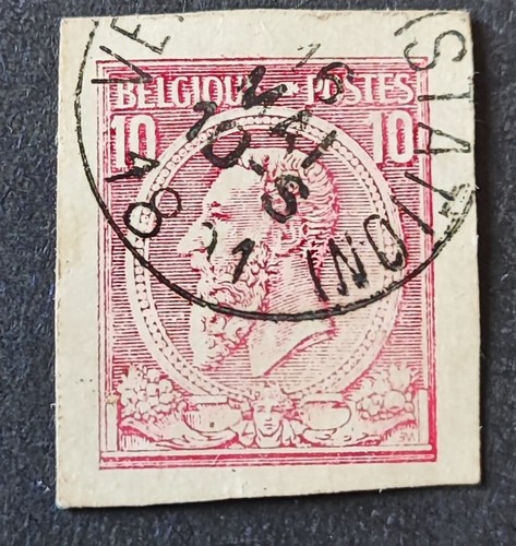 Timbre belgique belgie 1884 - belgie,
