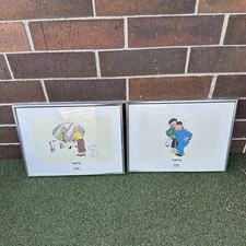 Pair Of Moulinsart Tintin Prints Litho Art Le Lotus Bleu