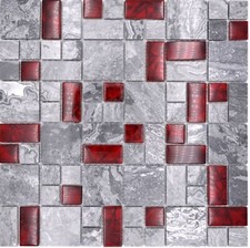 Mosaïque Verre Pierre