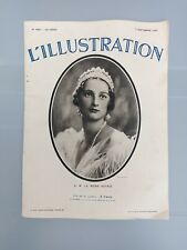 L' ILLUSTRATION Septembre 1935 / LA REINE ASTRID / MORT DE LA REINE DES BELGES