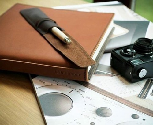 Etui stylo cuir pleine - en,