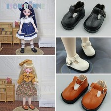 3pc De Mini Chaussures En Cuir PU Pour Poupées BJD 1/6 Adorables Chaussures BJD