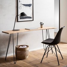 FineBuy Bureau 150 cm Bois