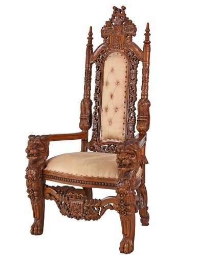 Fauteuils somptueux lions - somptueux,