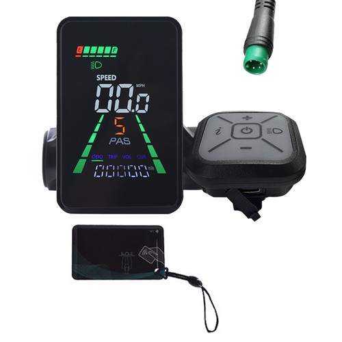 Compteur lcd nfc pour vélo - lcd,