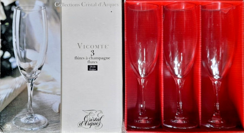 Cristal arques coffret 3 - d'arques,