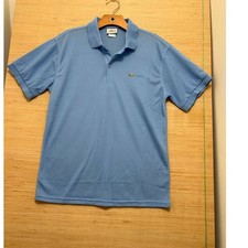 Lacoste Mens Polo Shirt Short Sleeve Blue Golf Casual Sport Small
