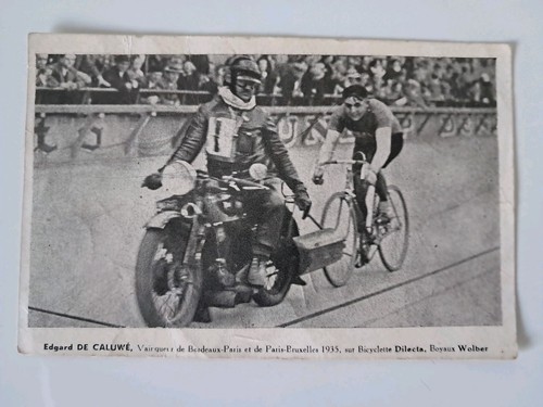 Carte edgard caluwe - carte, coureur