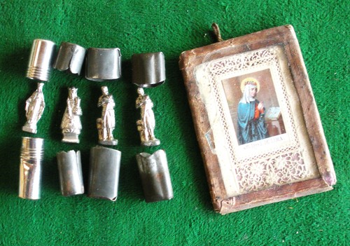 Lot statuettes vierge de - 4,