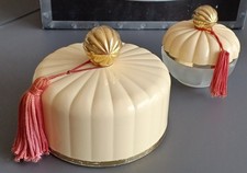 2 POTS POUDRIER vintage 1980 Valentino