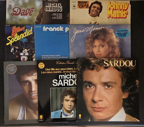 Lot vinyles tours variete - vinyles, 33