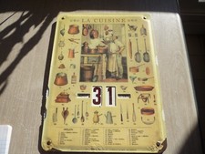 calendrier perpetuel cuisine