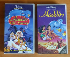 LOT DE 2 K7 VHS ALADDIN -