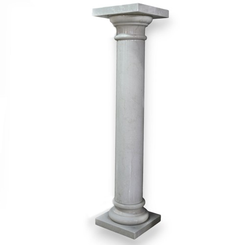 Colonne marbre blanc de - marbre,