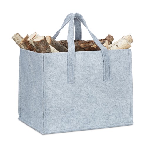 Sacs bûches feutre panier - 2x,